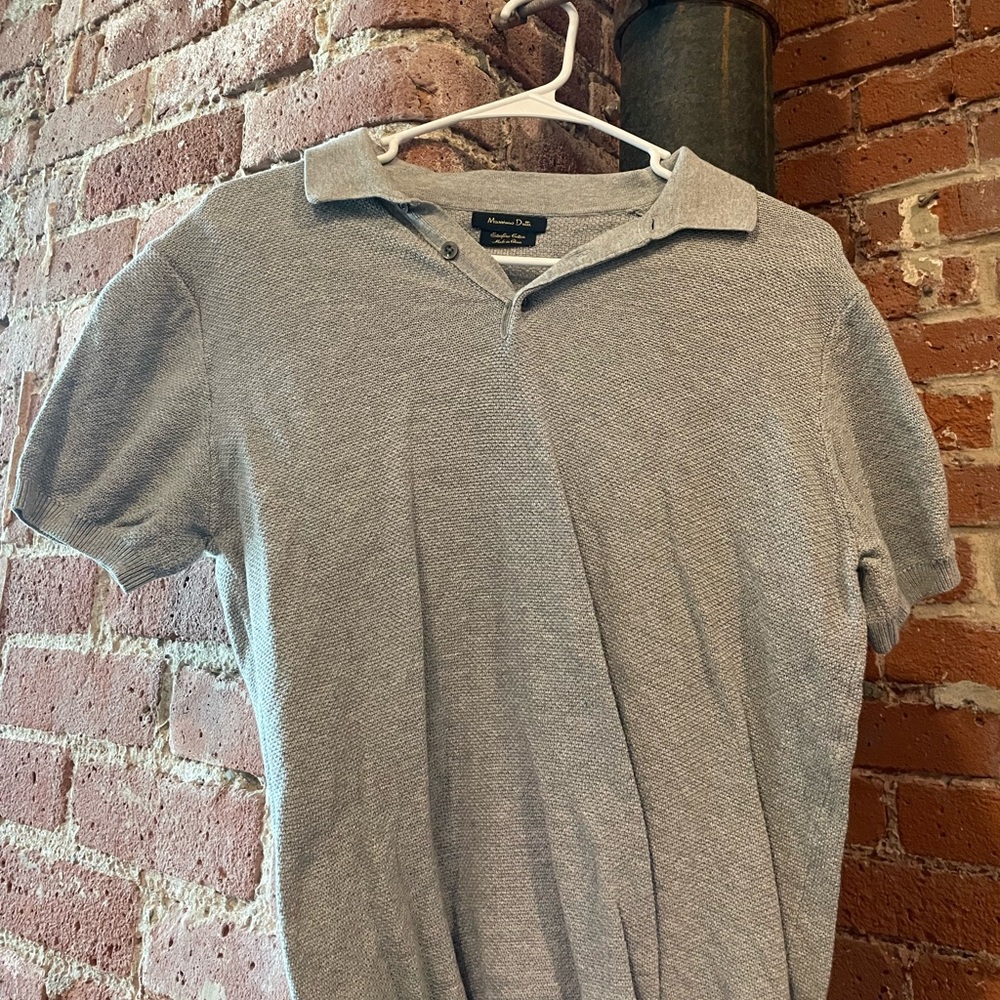 Massimo Dutti Knit Wear Polo